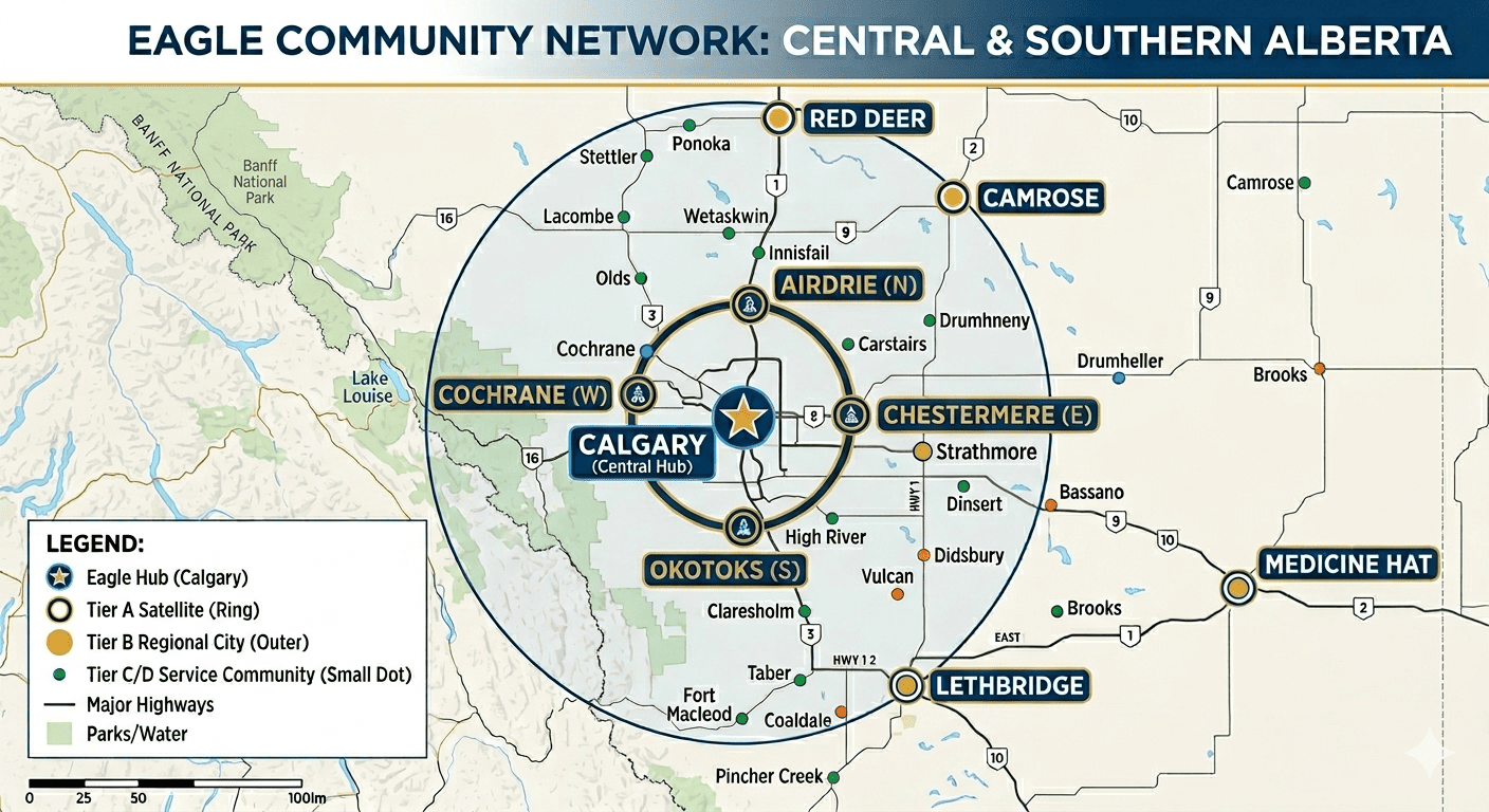32 service communities